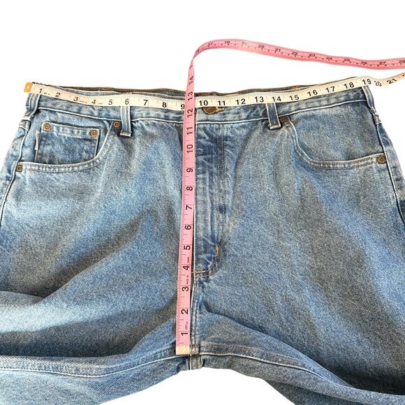Carhartt B18 Traditional Fit Tapered Denim Jeans Stonewash Medium Blue 40x30 - Picture 12 of 15